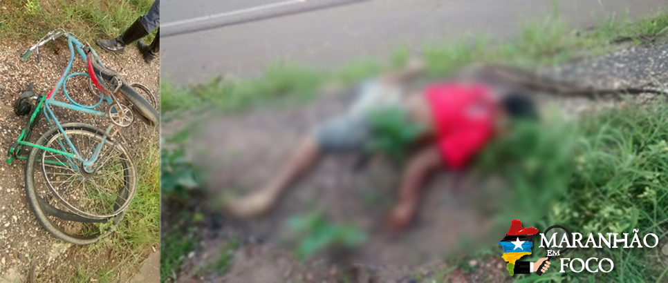 Ciclista morre após ser atropelado na BR-010, entre a cidade do Itinga e o povoado Cajuapara no Maranhão