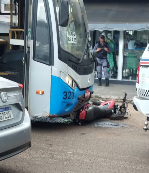 Sargento da Polícia Militar fica ferido durante acidente de trânsito em Imperatriz
