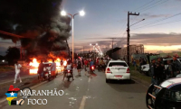 São Luís amanhece sem ônibus; vias são interditadas por manifestantes