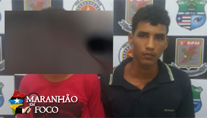 Polícia Militar prende jovem e um adolescente com arma no bairro Bacuri, em Imperatriz