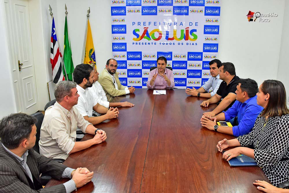 Após reunião, prefeito de São Luís solicita reforço na segurança do Centro Histórico
