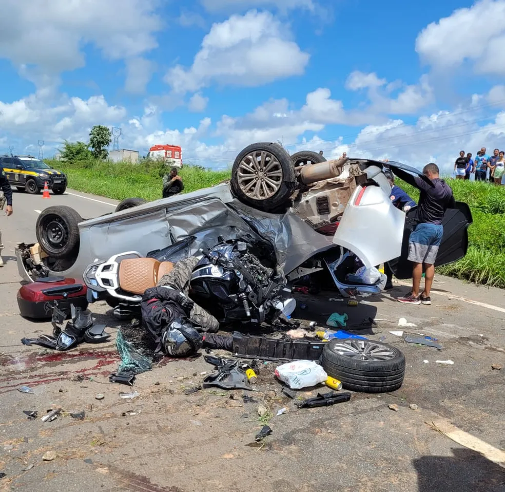 Duas pessoas morrem em grave acidente na BR-135 no Maranhão