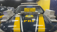 Mais de 50 kg de cocaína são apreendidos pela PRF após inspeção de trânsito em Balsas no MA