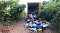 Polícia procura bandidos que assaltaram caminhão dos Correios, na BR-010