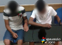 Polícia Militar apreende menores e recupera TV roubada de Escola, em Açailândia