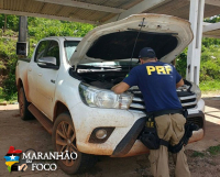 PRF recupera mais uma caminhonete roubada em Caxias